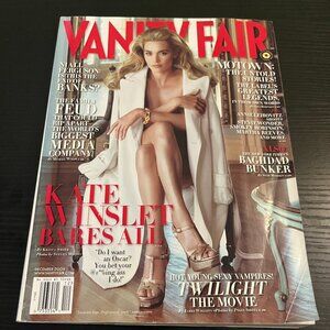 Vanity Fair Magazine December 2008 - Kate Winslet Cover - No. 580